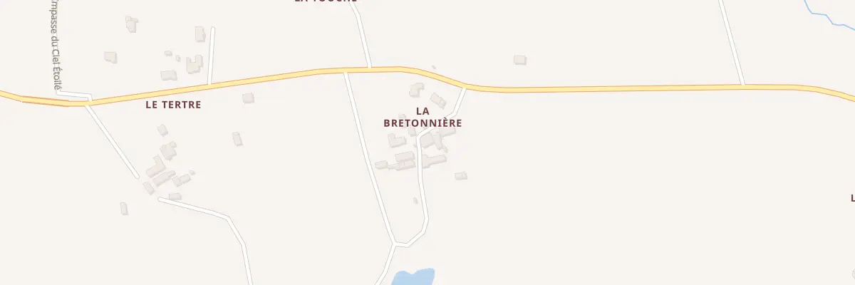Plan du 5900 La Bretonniere à Retiers