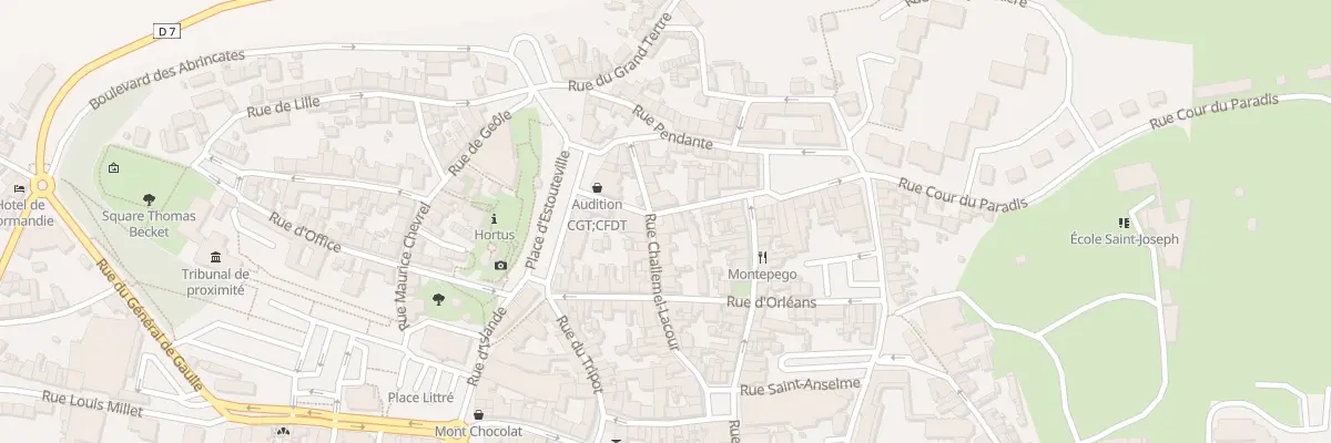 Plan du 20 Rue Challemel Lacour Avranches à Avranches