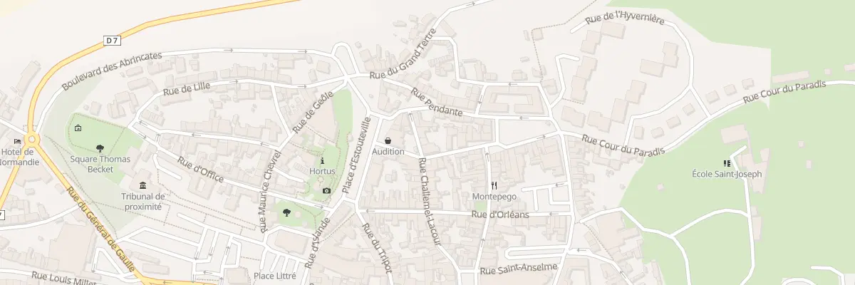 Plan du 28 Rue Challemel Lacour Avranches à Avranches