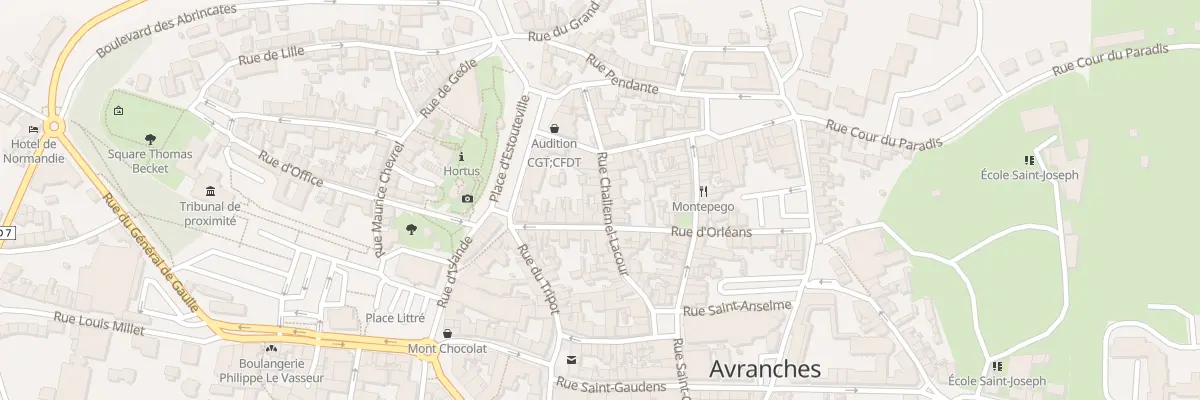 Plan du 13 Rue Challemel Lacour Avranches à Avranches