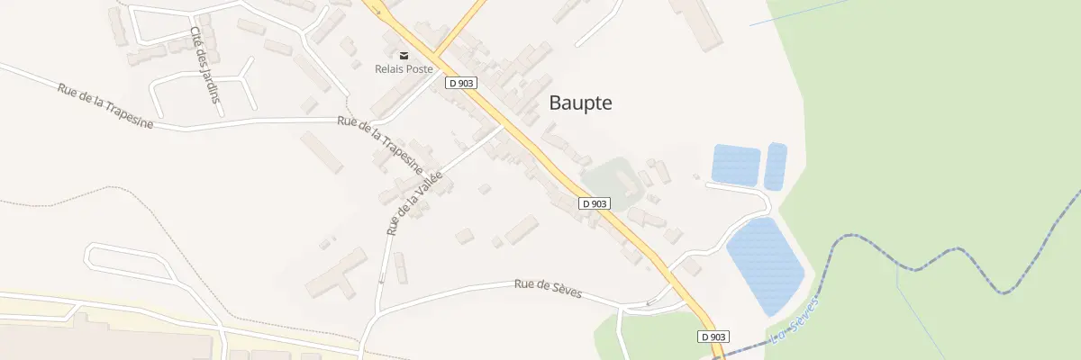 Plan du 17 Le Bourg à Baupte