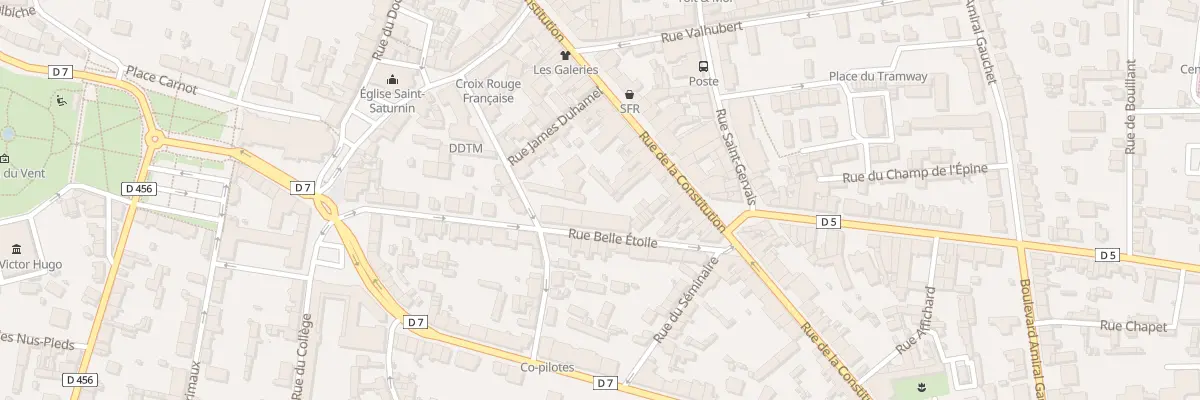 Plan du 5 Rue Belle Etoile - Avranches à Avranches