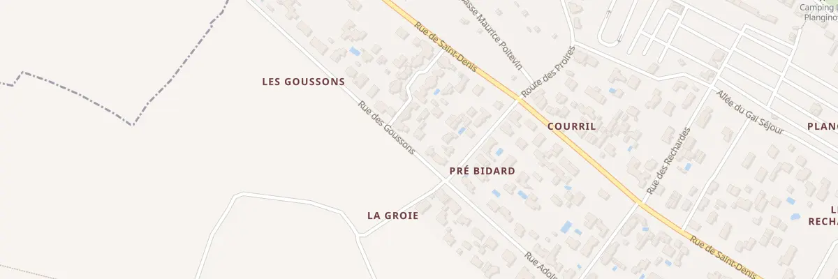 Plan du 6 Rue des Goussons à La Brée-les-Bains