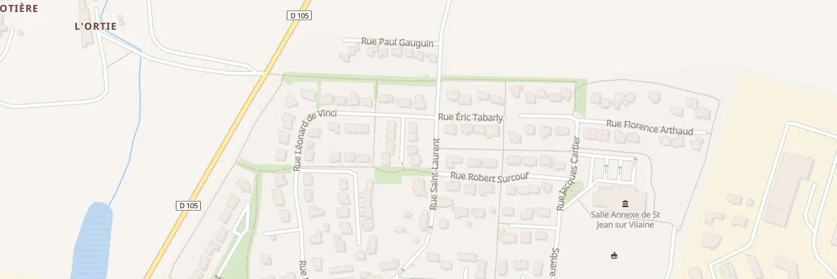Plan du 3 Rue Mathurin Méheut à Saint-Jean-sur-Vilaine
