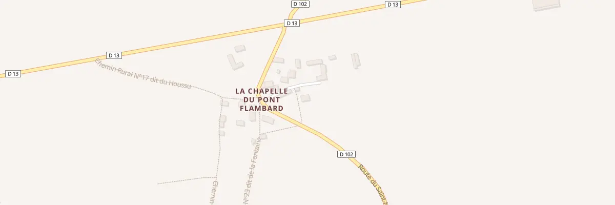 Plan du 9001 Rue du Pont Flambart à Lengronne