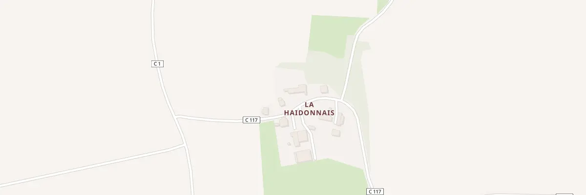 Plan du 3 La Haidonnais à Moisdon-la-Rivière