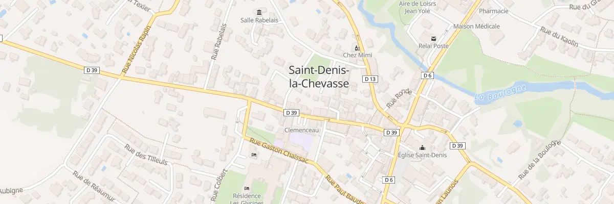 Plan du 32 Rue georges clemenceau à Saint-Denis-la-Chevasse