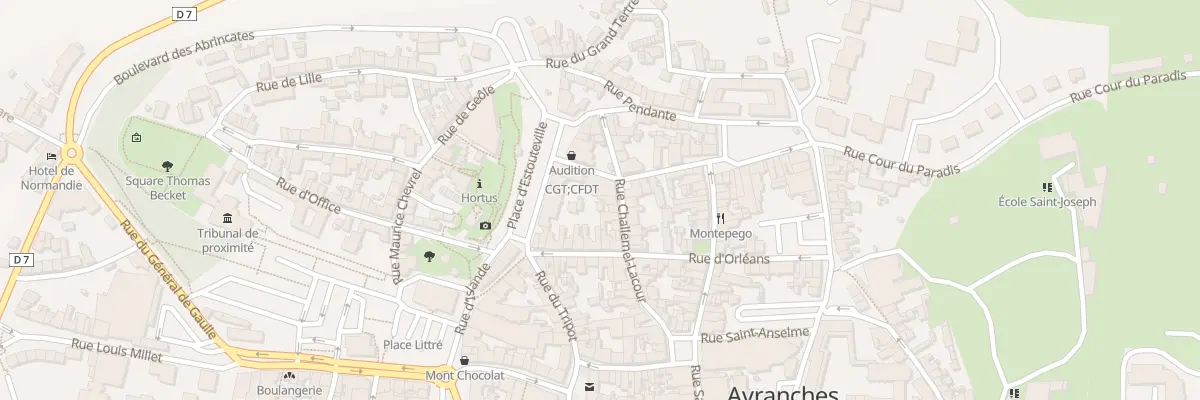 Plan du 19 Rue Challemel Lacour Avranches à Avranches