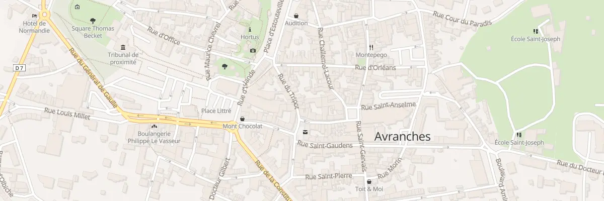 Plan du 10 Rue du Tripot - Avranches à Avranches