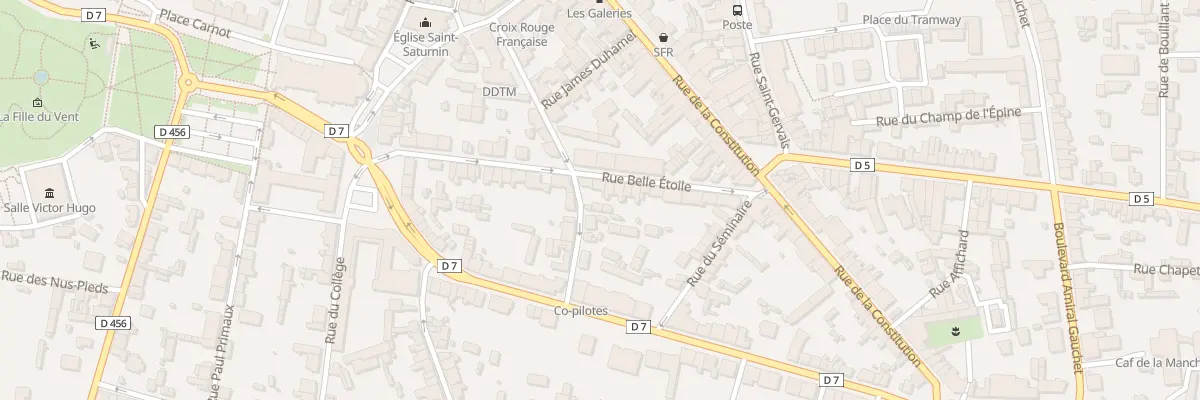 Plan du 16 Rue Belle Etoile - Avranches à Avranches