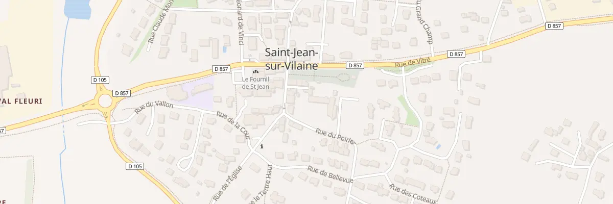 Plan du 11 Rue de l’Eglise à Saint-Jean-sur-Vilaine