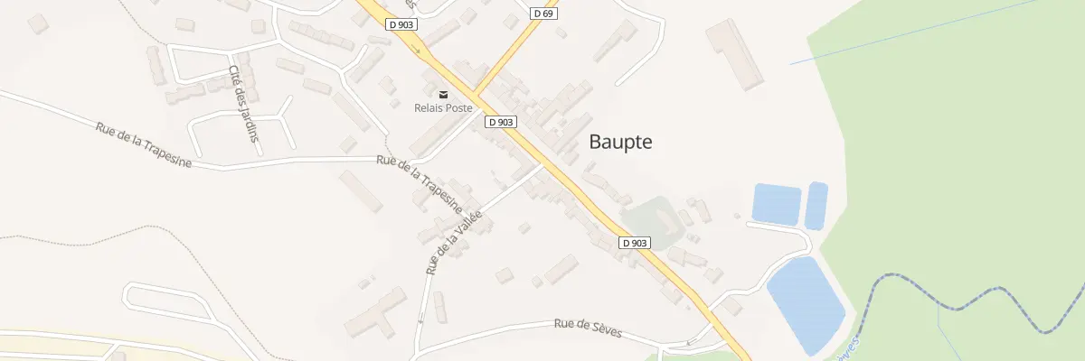 Plan du 31 Le Bourg à Baupte