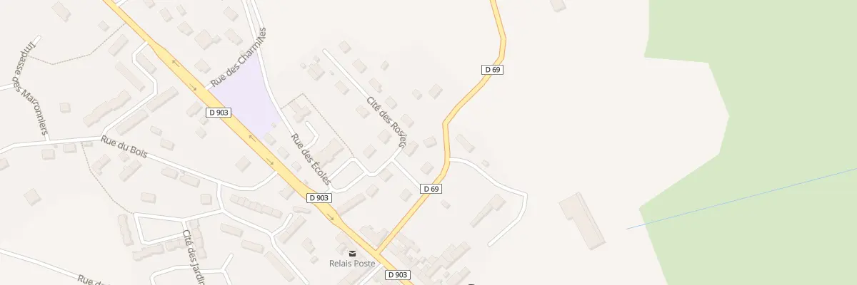 Plan du 1 Route d’Appeville à Baupte