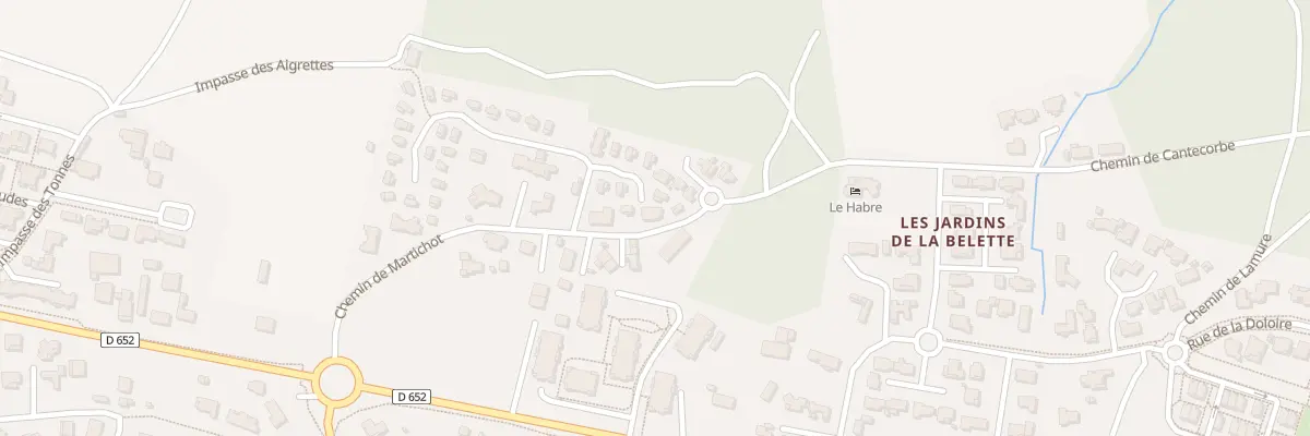 Plan du 9999 Che de Martichot à Seignosse