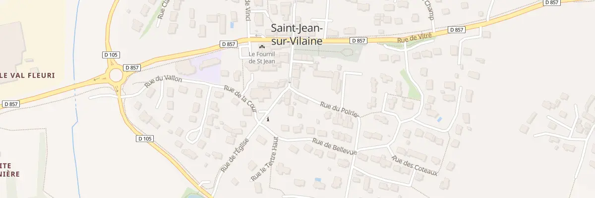 Plan du 6 Rue du Poirier à Saint-Jean-sur-Vilaine