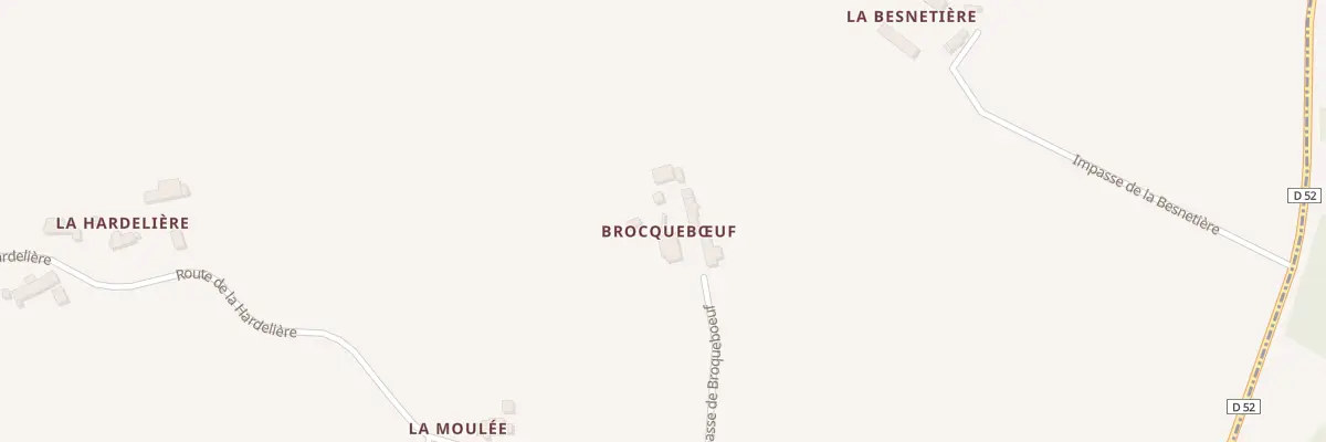 Plan du 5053 Broqueboeuf à Cambernon