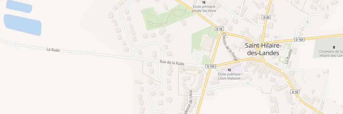 Plan du 10 Rue de la Ruée à Saint-Hilaire-des-Landes
