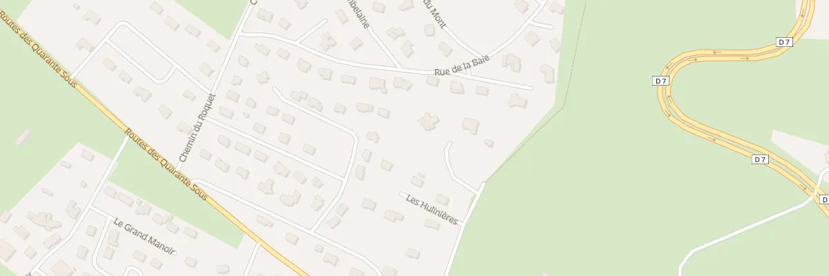 Plan du 13 Les Hulinieres au Val-Saint-Père