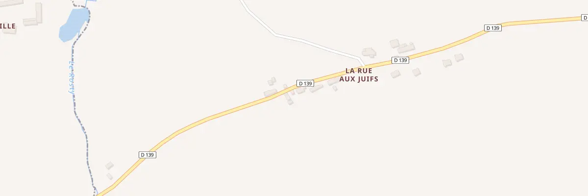 Plan du 13 La Rue aux Juifs à Saint-Martin-d’Aubigny