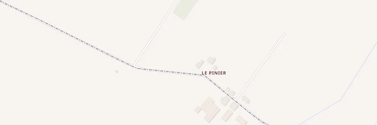 Plan du 1 Le Pinier à Saint-Denis-la-Chevasse