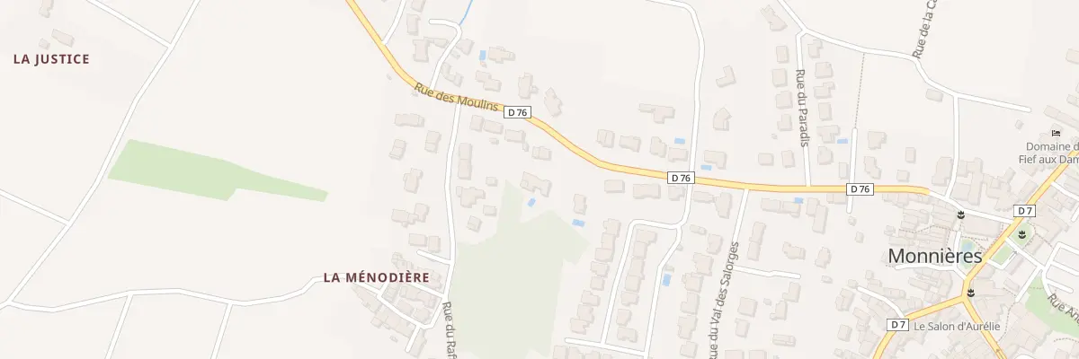Plan du 37 Rue des Moulins à Monnières