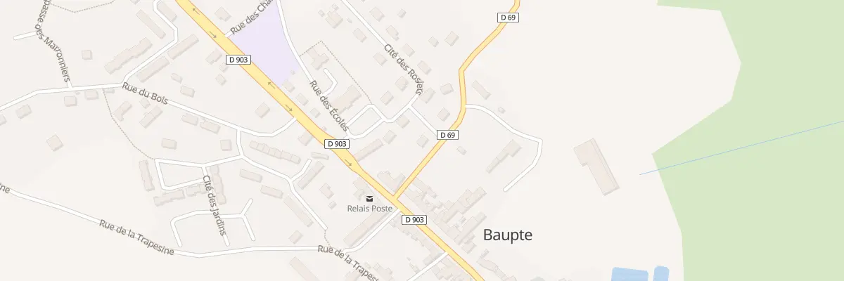 Plan du 2 Cite des Rosiers à Baupte