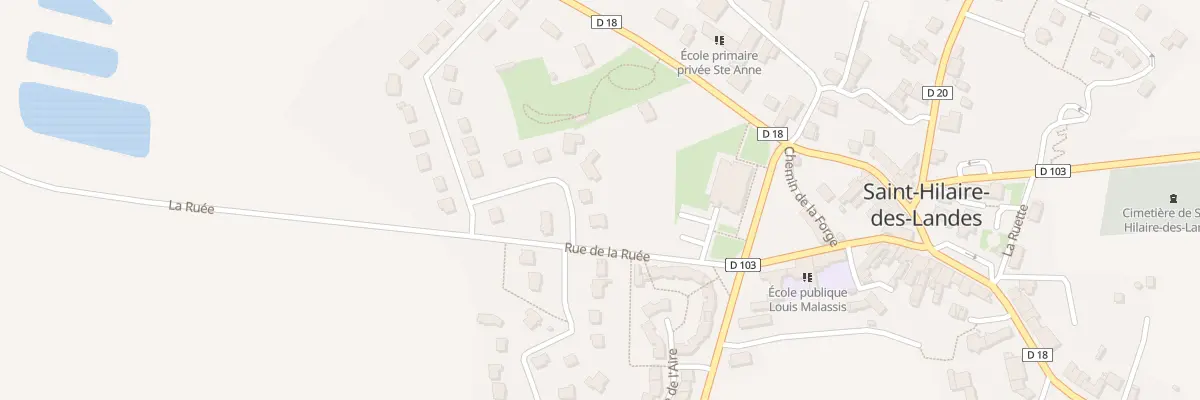 Plan du 2 Rue du Pré de la Vigne à Saint-Hilaire-des-Landes