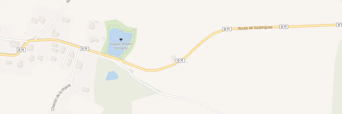 Plan du 800 Rte de Saubrigues à Orx