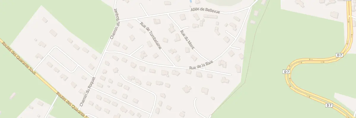 Plan du 11 Rue de la Baie au Val-Saint-Père