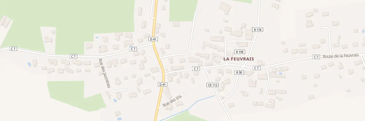 Plan du 42 Rte de la Feuvrais à Erbray