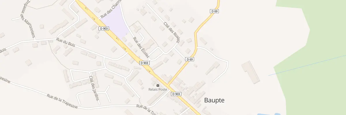 Plan du 3 Cite des Rosiers à Baupte
