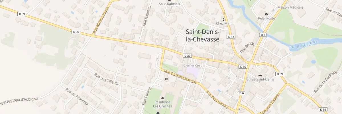 Plan du 35 Rue georges clemenceau à Saint-Denis-la-Chevasse