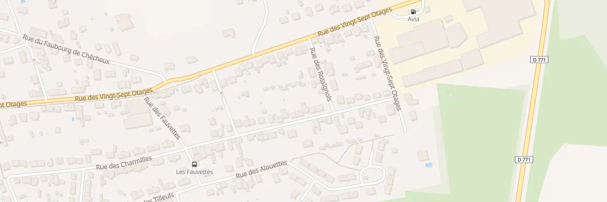 Plan du 20 Rue des Hirondelles à Châteaubriant