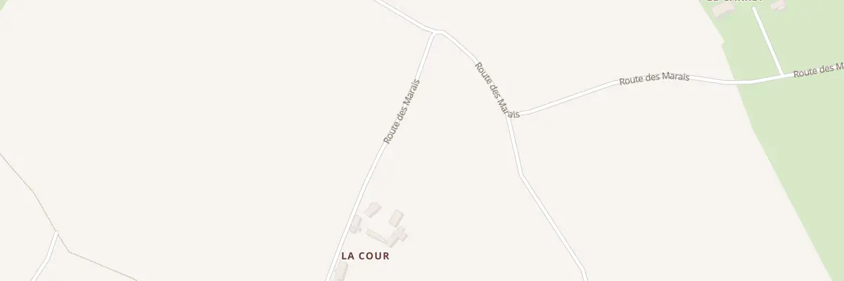 Plan du 1 Rte des Marais à Fresville