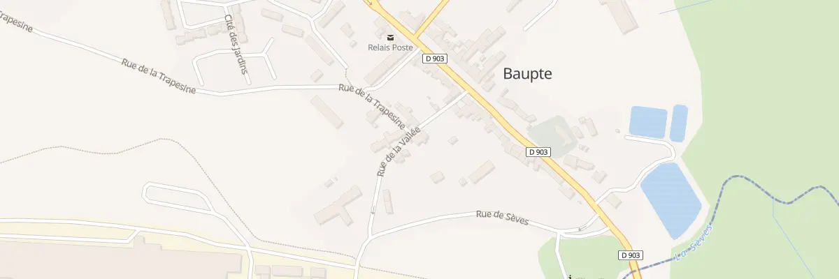 Plan du 3 Rue de la Vallée à Baupte
