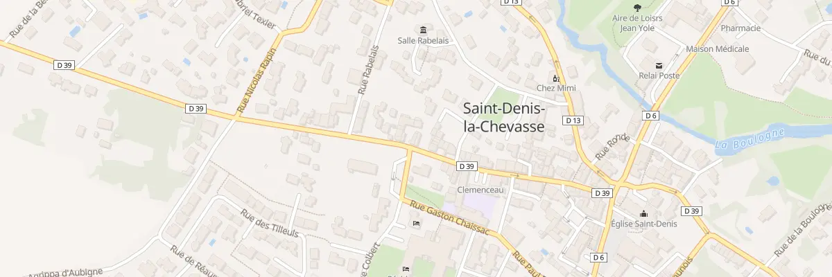 Plan du 46 Rue georges clemenceau à Saint-Denis-la-Chevasse