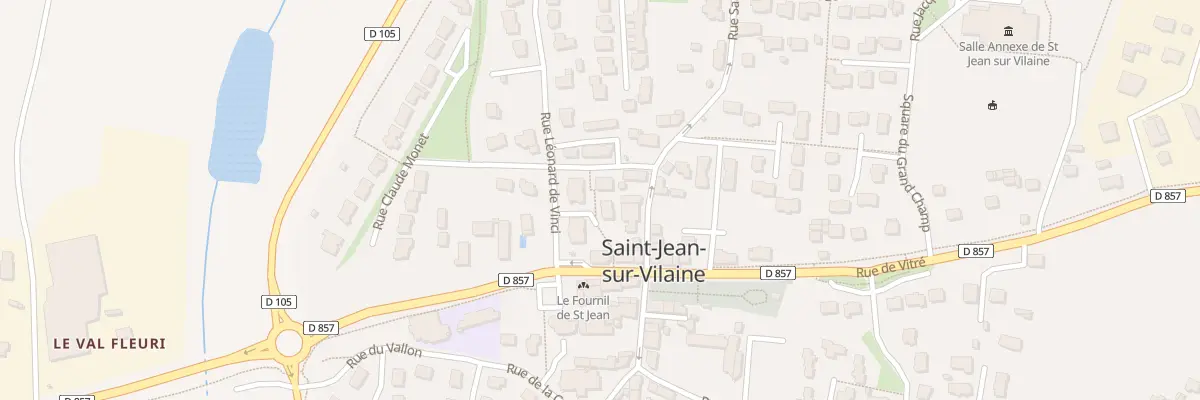 Plan du 2 Rue Léonard de Vinci à Saint-Jean-sur-Vilaine