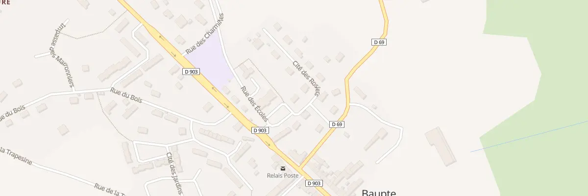 Plan du 6 Cite des Rosiers à Baupte