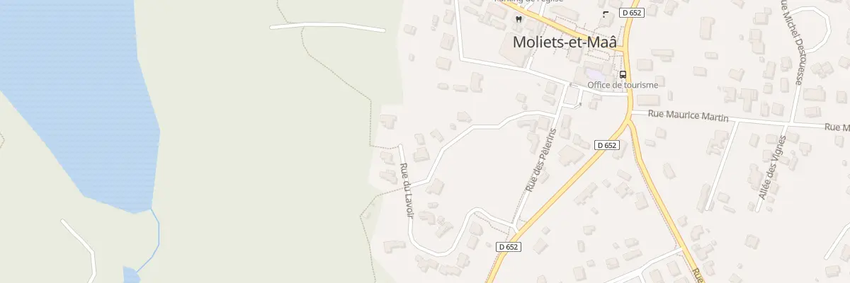 Plan du 12 Rue du Lavoir à Moliets-et-Maa