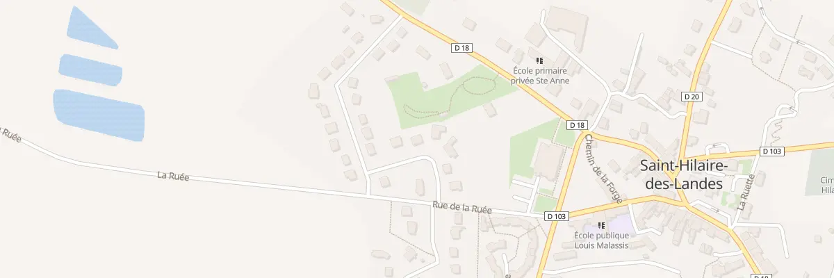 Plan du 8 Rue du Pré de la Vigne à Saint-Hilaire-des-Landes
