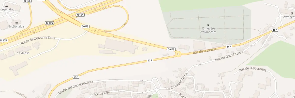 Plan du 9002 Montcreton - Avranches à Avranches