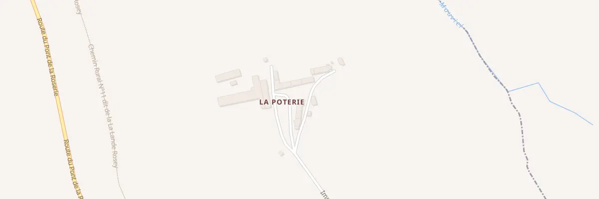 Plan du 8 La Poterie à Lengronne