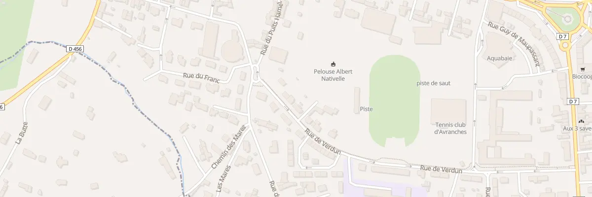 Plan du 5 Rue de Verdun - Avranches à Avranches