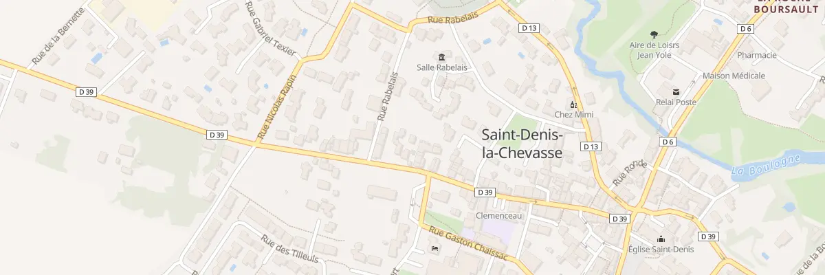 Plan du 56 Rue georges clemenceau à Saint-Denis-la-Chevasse