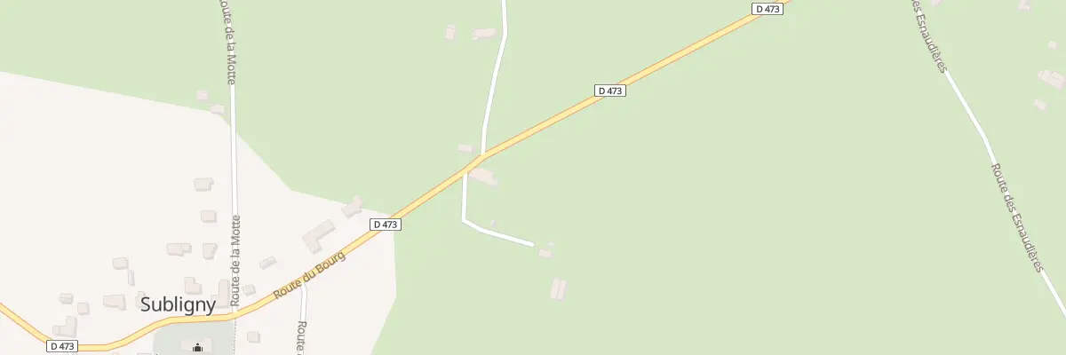 Plan du 18 Rte du Bourg à Subligny