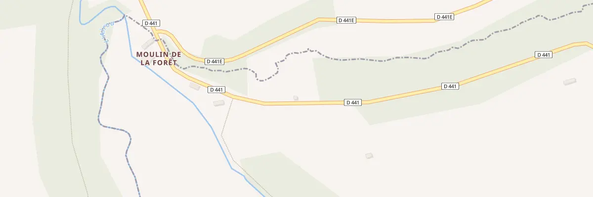 Plan du 5148C Le moulin de la forêt au Mesnil-Villeman