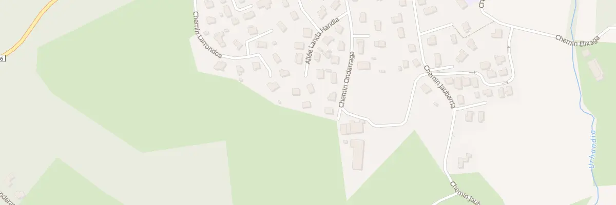 Plan du 238 Che Ondarraga à Briscous