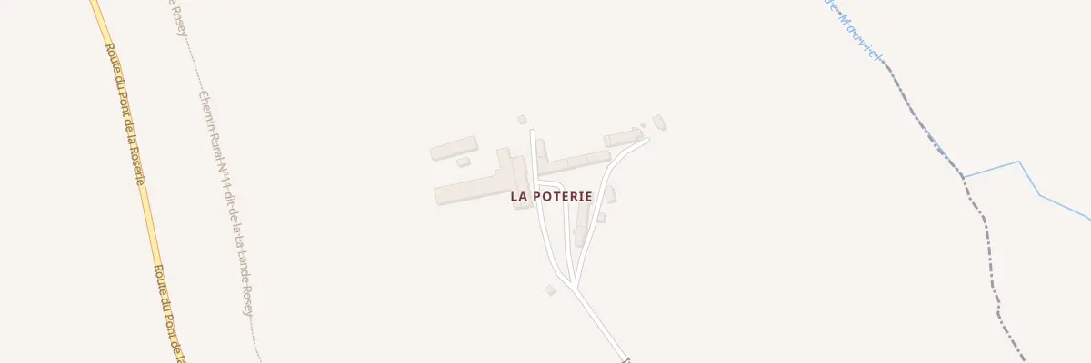 Plan du 7 La Poterie à Lengronne