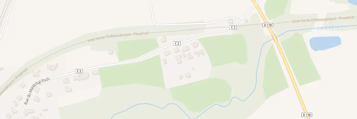 Plan du 52B Rue du Maréchal Foch à Châteaubriant