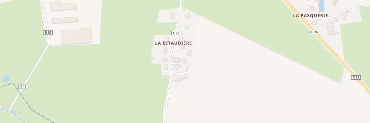 Plan du 9015 La Bitaudiere à Trans-sur-Erdre